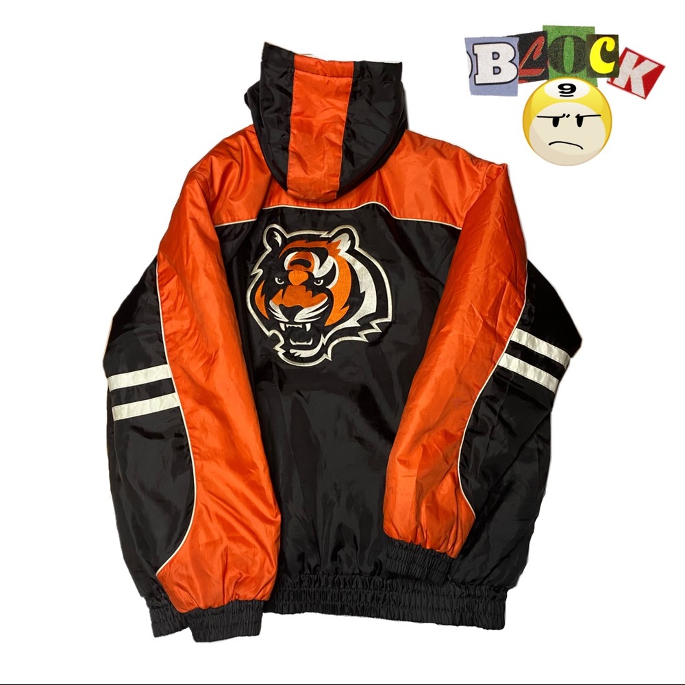 Cincinnati Bengals NFL Men's Full-Zipper Hooded Winter Jacket